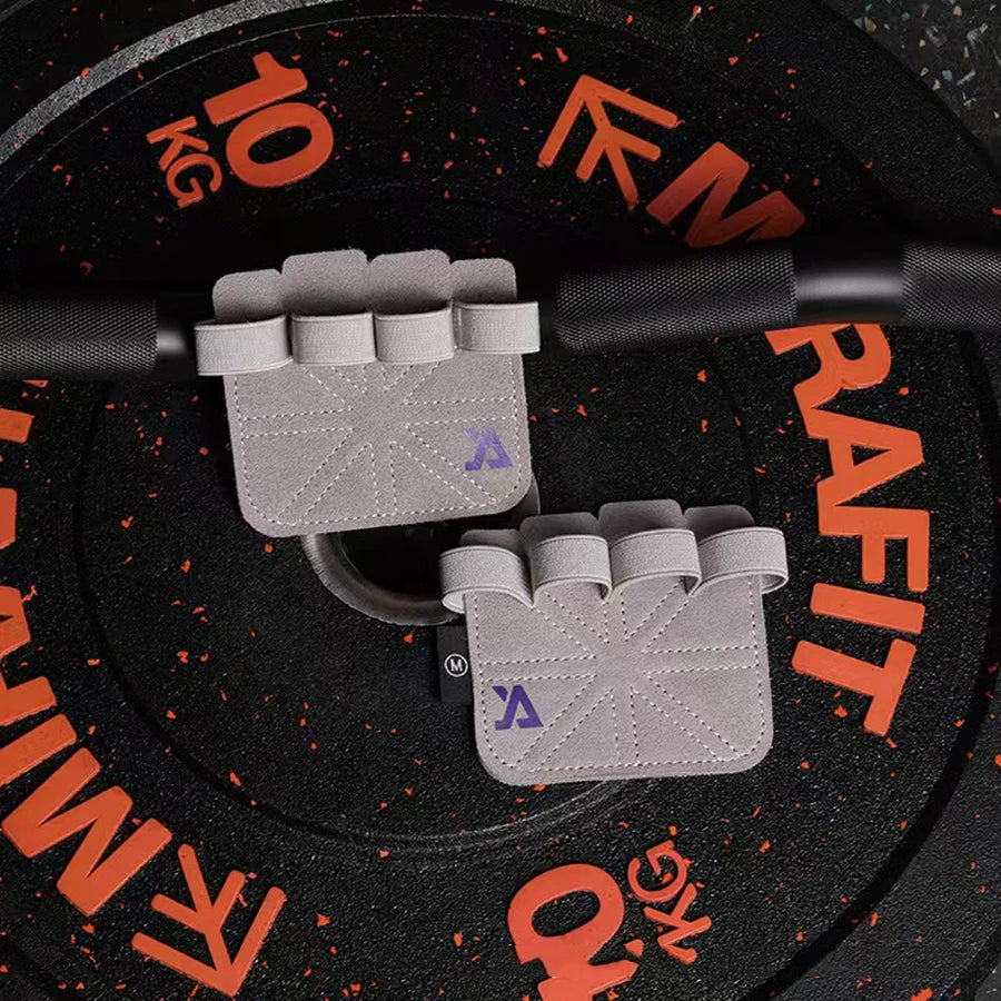 Green Anti-Slip Workout Grips, Ergonomic Workout Gloves, Weight Lifting Grips, for Men and Women, Silicone Gym Grips Pads, Soft, Palm Protection, Suitable for Various Fitness Training