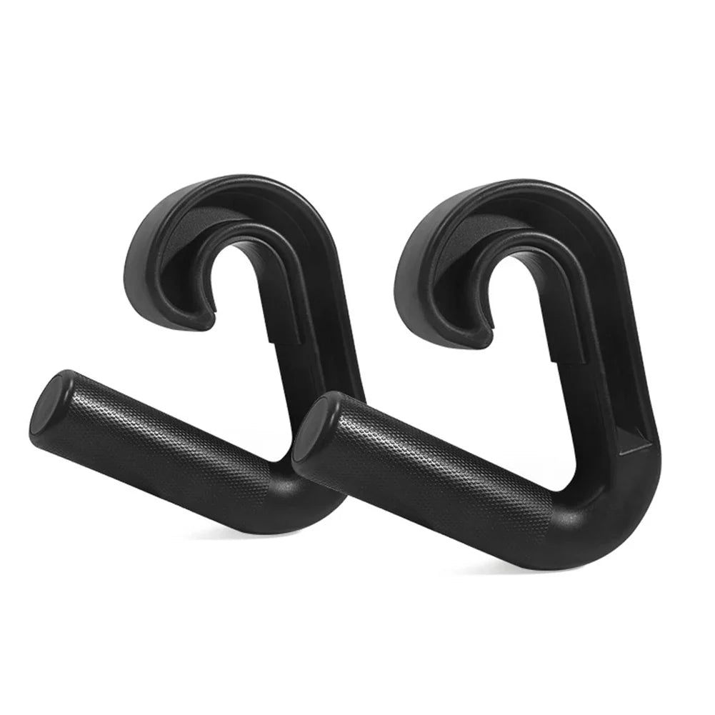 Neutral Grip Handles for Pull Up: Ergonomic Portable Hooks for Barbell Row Deadlift Resistant Bands for Home Gym Fitness Enthusiasts