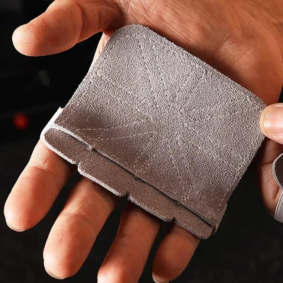 Green Anti-Slip Workout Grips, Ergonomic Workout Gloves, Weight Lifting Grips, for Men and Women, Silicone Gym Grips Pads, Soft, Palm Protection, Suitable for Various Fitness Training