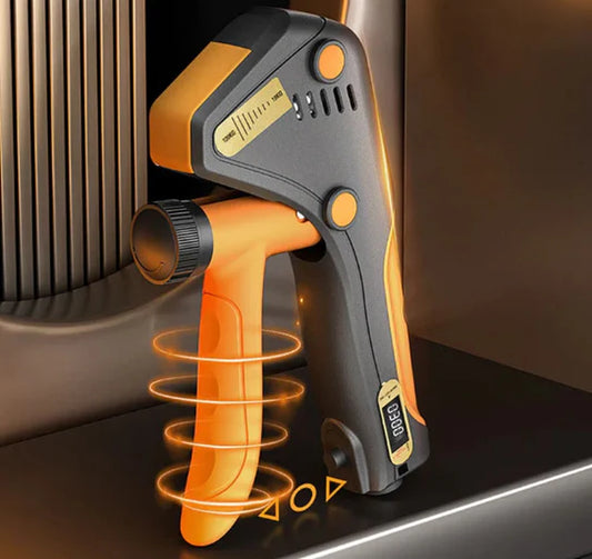 Grip Strength Trainer, Hand Grip Strengthener with Adjustable Resistance 11-220Lbs(5-100Kg), Automatic Counter, Ergonomic Design, Forearm Strengthener for Musicians Athletes and Injury Recovery
