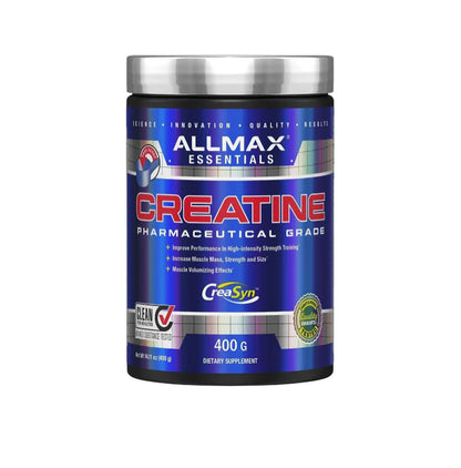 ALLMAX Nutrition - Creatine Monohydrate, Micronized Creatine Powder for Strength and Muscle Recovery, Gluten Free & Fast Absorbing 400G