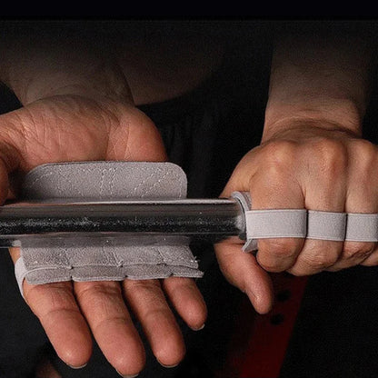 Green Anti-Slip Workout Grips, Ergonomic Workout Gloves, Weight Lifting Grips, for Men and Women, Silicone Gym Grips Pads, Soft, Palm Protection, Suitable for Various Fitness Training