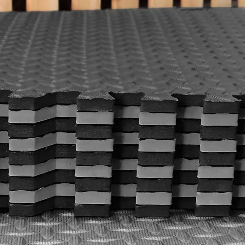 Puzzle Exercise Mat ½ In, EVA Interlocking Foam Floor Tiles for Home Gym, Mat for Home Workout Equipment, Floor Padding for Kids