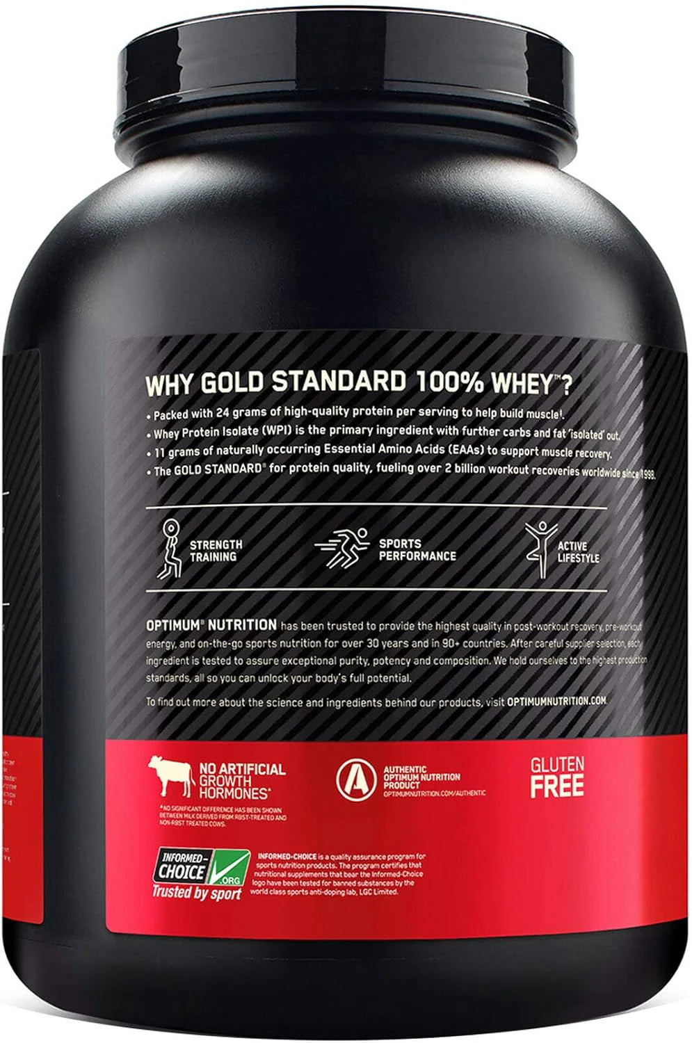 Optimum Nutrition, 100% WHEY Gold Choc 5LB