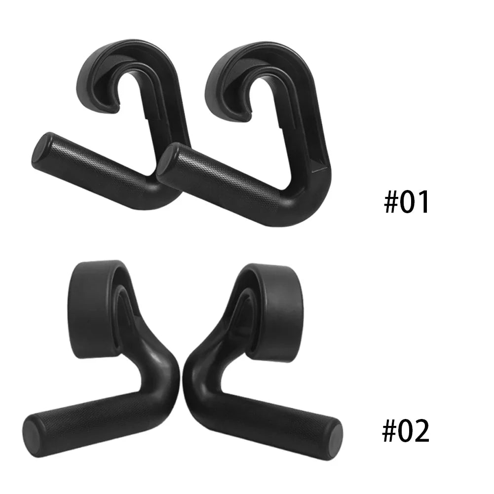 Neutral Grip Handles for Pull Up: Ergonomic Portable Hooks for Barbell Row Deadlift Resistant Bands for Home Gym Fitness Enthusiasts