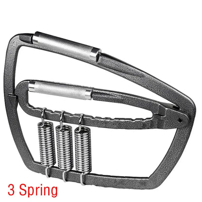 Solid Metal Hand Grip Dynamometer Hand Grip Strength Tester 165Lb Adjustable Grip Strength Trainer with 5 Heavy Duty Springs,Professional Forearm & Finger Exercise Equipment for Athletes,Gym & Home Workouts