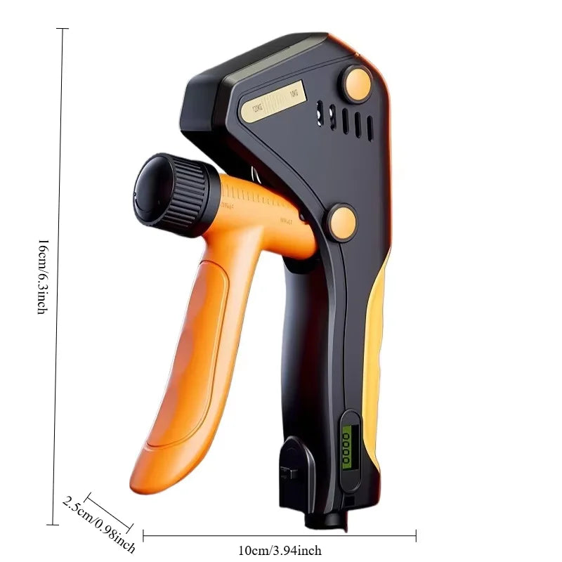 Grip Strength Trainer, Hand Grip Strengthener with Adjustable Resistance 11-220Lbs(5-100Kg), Automatic Counter, Ergonomic Design, Forearm Strengthener for Musicians Athletes and Injury Recovery