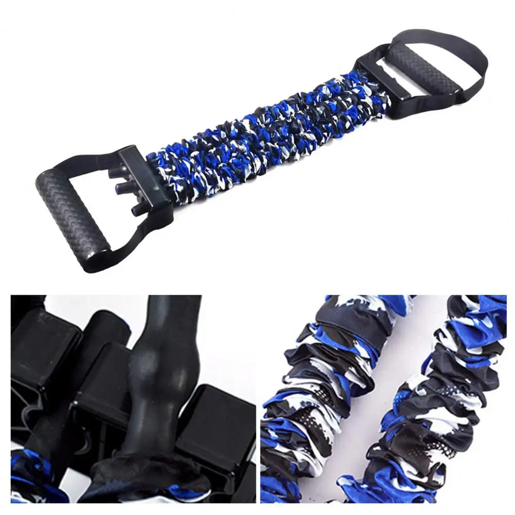 2025 New 3-Hole Resistance Stretcher,Adjustable 3-Way Resistance Band,Chest Expander Stretch Bands with Handles,Full Body Stretching & Strength Training(Green)