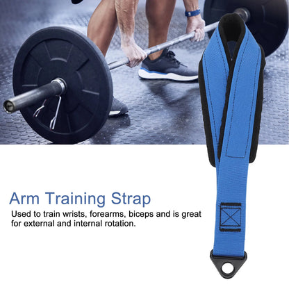 Arm Wrestling Training Belt Equipment, Forearm Strap, Strengthener Trainer for Cable Machine and Weight