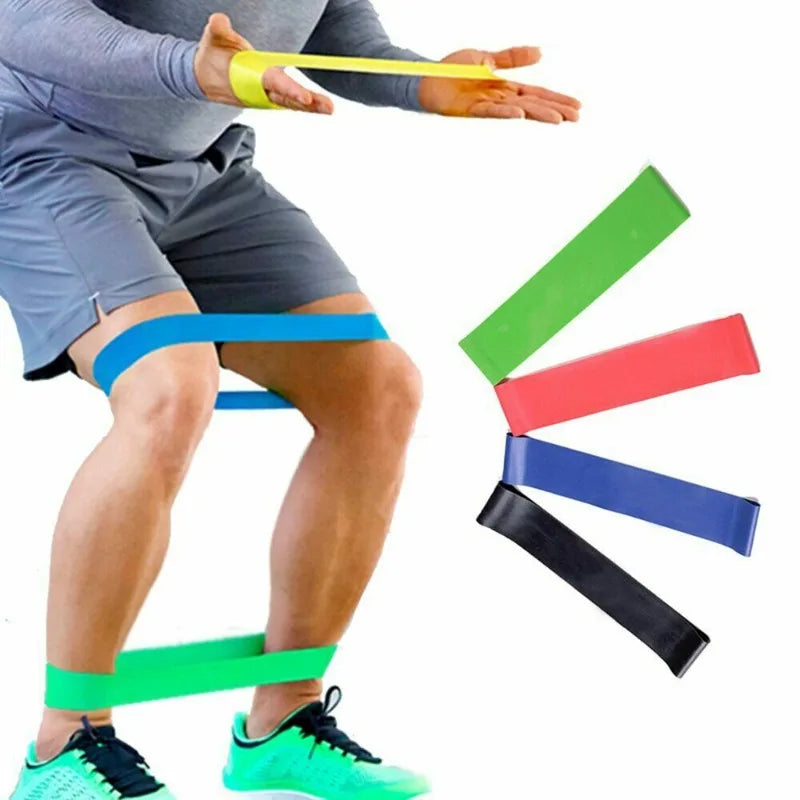 Resistance Bands, Set of 5 TPE Elastic Workout Bands Exercise Loop for Working Out Gym Strength Training Yoga Pilates