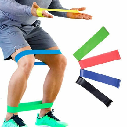 Resistance Bands, Set of 5 TPE Elastic Workout Bands Exercise Loop for Working Out Gym Strength Training Yoga Pilates
